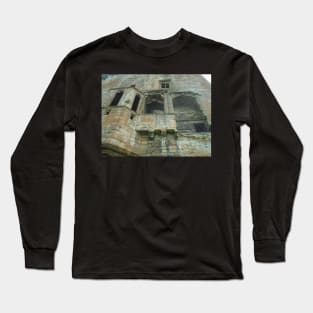 Linlithgow Palace, Scotland - External Elevation Detail Near Original Entrance Long Sleeve T-Shirt